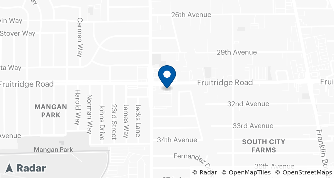 Map of Dairy Queen Location:: 2426 Fruitridge Rd, Sacramento, CA, 95822-2244